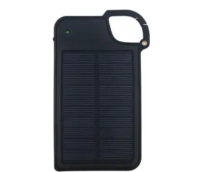 2023 Outdoor Solar Charger 5050mAh hot for Amazon/Ebay Cheap Solar Power Bank with Key Chain Ready for Ship