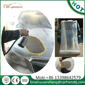 Hdpe plástico auto pintura de enmascaramiento película <span class=keywords><strong>sin</strong></span> soldadura se utiliza para la decoración del <span class=keywords><strong>hogar</strong></span> - Product Image 6
