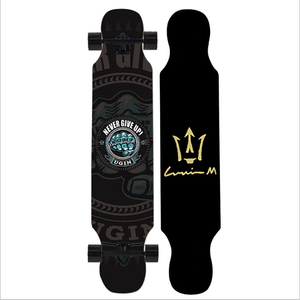 Venta caliente estilo libre <span class=keywords><strong>de</strong></span> arce canadiense bailando cubierta <span class=keywords><strong>skate</strong></span> tabla larga - Product Image 3