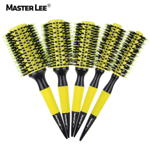 Offre Spéciale jaune rouleau Nylon <span class=keywords><strong>poils</strong></span> <span class=keywords><strong>de</strong></span> <span class=keywords><strong>sanglier</strong></span> bois <span class=keywords><strong>brosse</strong></span> à <span class=keywords><strong>cheveux</strong></span> peigne à <span class=keywords><strong>cheveux</strong></span> outils <span class=keywords><strong>de</strong></span> coiffure professionnel rond <span class=keywords><strong>brosse</strong></span> à <span class=keywords><strong>cheveux</strong></span> pour les femmes - Product Image 2