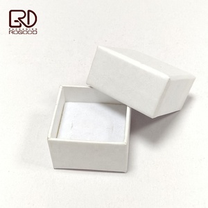 Caja de Joyería de Cartón Rígido con Tapa y Base, Económica, con Inserto de Espuma, Color Rojo/Marrón/Rosa/Negro/Verde/Azul/Blanco, P1346 - Product Image 3