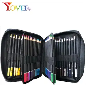 새로운 스타일 72pcs 팝업 지퍼 나일론 케이스의 수채화 연필