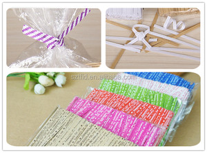 С напечатанным логотипом бумажный твист отожженной проволоки - Product Image 6
