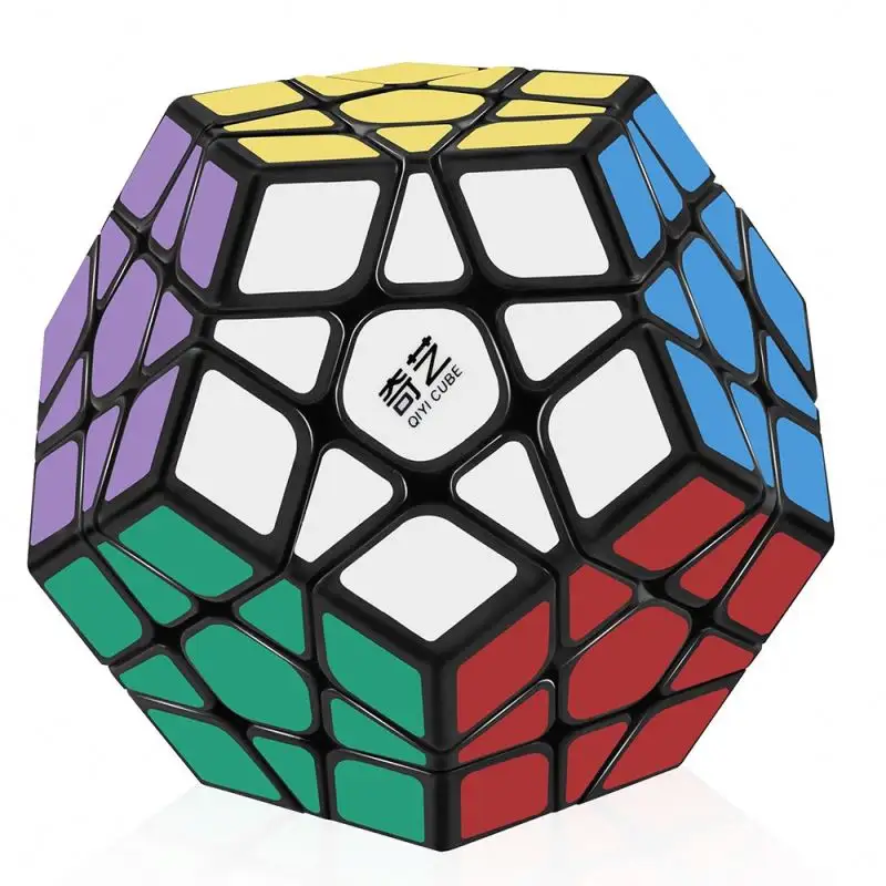 Qiyi Qiheng Speed Cube Dodecaëder Magic Cube Unieke Ontwerp <span class=keywords><strong>3X3</strong></span> Puzzel Kubus Speelgoed Voor Kids Exw