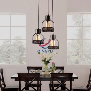 Handmade Rustic Traditional Industrial European Steel Wire <strong>Cage</strong> Pendant <strong>Light</strong> Lamp <strong>Shade</strong> - Product Image 6