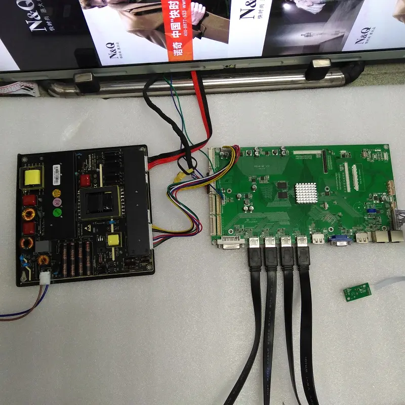 Video wall soluzione 4 hdm segnale di sincronizzazione di ingresso 4k LCD scheda video wall scheda di controllo