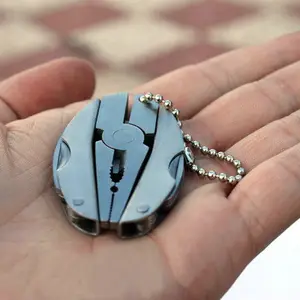 חיצוני מיני נייד מתקפל Muiltitool Plier מהדק Keychain טיולים קמפינג כלי