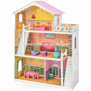 Juguete Educativo <span class=keywords><strong>de</strong></span> Madera, <span class=keywords><strong>Casa</strong></span> <span class=keywords><strong>de</strong></span> Muñecas <span class=keywords><strong>de</strong></span> Gran Tamaño para Niñas Pequeñas - Product Image 3