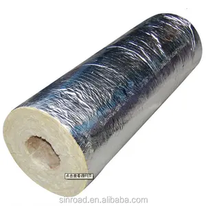 Heat Insulation Best Price-Rock Wool Pipe / Tube Insulation with Aluminum Foil