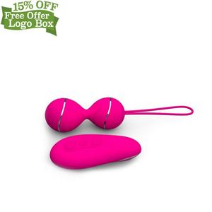 Scatola personalizzata gratuita-Silicone ricaricabile vibrazione Koro palline donne vaginali Kegel esercizio palla - Product Image 2