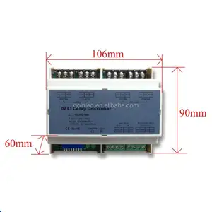 led lamp DALI relay curtain motor controller 10A/250VA 4 channel dali relay electric switch