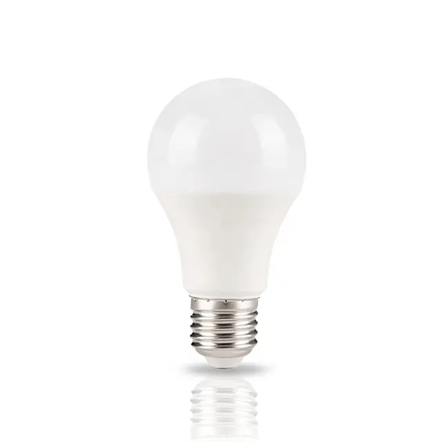 China factory led light bulb base led bulb 5w 7w 9w 12w lamp e 27 a19/a60 a70 best price led bulb plastic housing