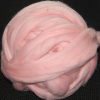 Soft Chunky Jumbo Merino Wool Roving Yarn for Needle Wet Felting Handcrafts Spinning
