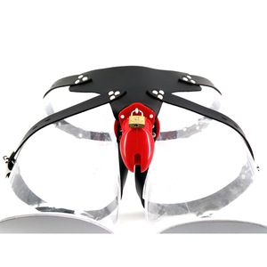QC010B 10cm Red <strong>CB6000</strong> Plastic Cage Urethral <strong>Chastity</strong> <strong>Device</strong> for Male Keyholder Dildo Cage Wholesale Sex Toys <strong>Chastity</strong> Belt Faak - Product Image 5