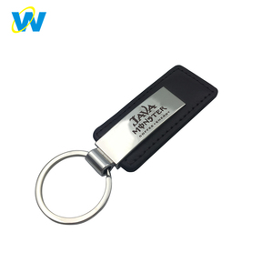 De moda de logotipo de metal del coche de cuero clave Cadena clave cadena cuero <span class=keywords><strong>Holger</strong></span> clave cuero logotipo - Product Image 2