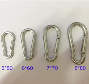 모델 ZDX0021Stainless 304 또는 316 Carabiner 스냅 후크 DIN5299 Form C