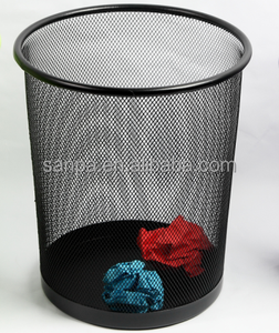 Poubelle décorative en métal de style Jinhua 2025, nouvelle conception gravée populaire pour la maison, le bureau et la cuisine - Product Image 1