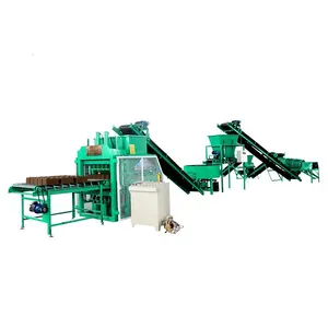 HBY5-10 Mesin Bata Batu Auto Hydraulic Press Soil Block maker making machine Indonisiya