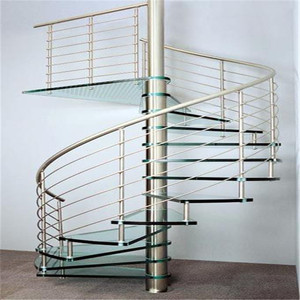 Escalones en espiral <span class=keywords><strong>de</strong></span> hierro <span class=keywords><strong>para</strong></span> interiores, modelos <span class=keywords><strong>de</strong></span> <span class=keywords><strong>escaleras</strong></span> en espiral <span class=keywords><strong>para</strong></span> el <span class=keywords><strong>segundo</strong></span> <span class=keywords><strong>piso</strong></span> con cristales laminados - Product Image 2