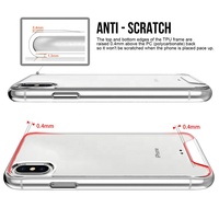 Étuis de téléphone portables à cristaux de luxe, coques de luxe, protection arrière antichoc pour Iphone X