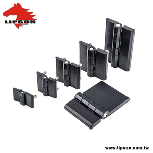 บานพับประตูโลหะแบบติดพื้นผิวเคลือบด้วยผงสังกะสีอัลลอยด์สีดำ HL-226-6A ตู้แผงไฟฟ้าบานพับประตูโลหะ - Product Image 3