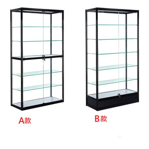 Nội thất gia đình thanh lịch rượu Whisky & Tủ trưng bày rượu vang với đèn LED chiếu sáng để sử dụng phòng khách - Product Image 2