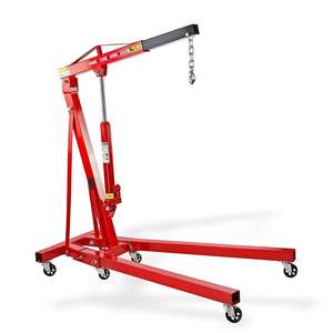 1Ton 2Ton מתקפל הידראולי רכב חנות מנוע מנוף מעלית 65kg - Product Image 1