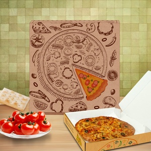 Ecológico Kraft 7 "pulgadas <span class=keywords><strong>de</strong></span> papel caja <span class=keywords><strong>de</strong></span> <span class=keywords><strong>Pizza</strong></span> <span class=keywords><strong>de</strong></span> embalaje <span class=keywords><strong>de</strong></span> alimentos - Product Image 5