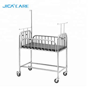 Suavemente mueva Hospital utiliza acero inoxidable carrito de bebé - Product Image 2