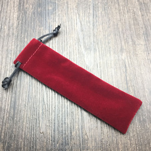 En gros Personnalisé <span class=keywords><strong>Feutre</strong></span> Liant Velours Grenat Smiggle Crayon Stylo <span class=keywords><strong>Pochette</strong></span> - Product Image 6