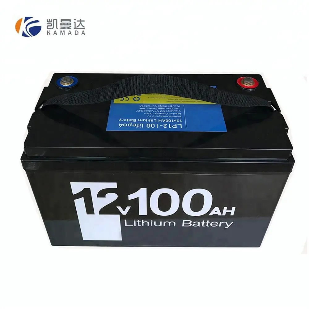 Batterie lithium-ion à cycle profond, BMS pour véhicules électriques, 12V, 100Ah