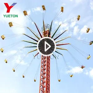 Yüksek Kaliteli Ünlü Aşırı Rides Lunapark Makineleri Uçucu Kulesi