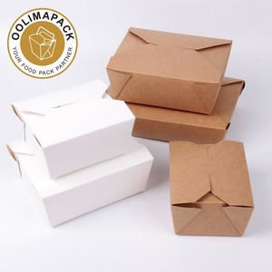 Ecológico lujo sacar los envases desechables caja de embalaje tarjeta, Pla película cajas de almuerzo pequeño - Product Image 3