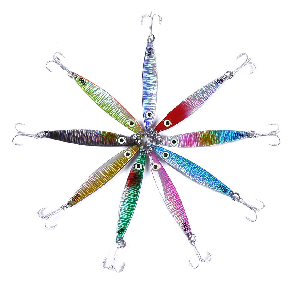 In Stock 7g/10g/17g/21g/30g Metal Jig Fishing Lure
