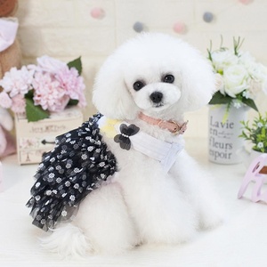 Robe tutu sans manches <span class=keywords><strong>à</strong></span> imprimé <span class=keywords><strong>papillon</strong></span> pour <span class=keywords><strong>chien</strong></span>, vêtement de qualité personnalisée en ligne, design mignon et populaire, style de luxe, été, Offre Spéciale - Product Image 4