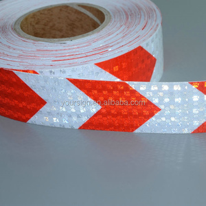 Cảnh Báo Dễ Thấy Ban Đêm Cảnh Báo An Toàn Phản Quang Băng Dán Mũi Tên, Mũi Tên Phản Quang Băng An Toàn Định Hướng Màu Vàng - Product Image 6