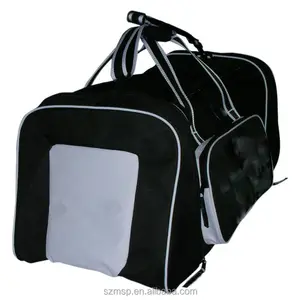 90L volume Polyester 900 D outside sports pantiball bag famous brand traveling trolley bag