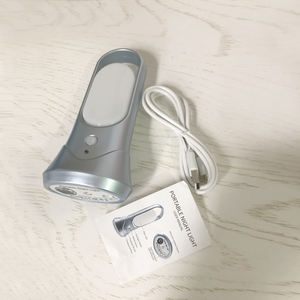 Luz Nocturna inteligente para mesita de noche, linterna con Sensor de movimiento infrarrojo PIR, batería portátil inalámbrica, para escaleras, Camping - Product Image 6