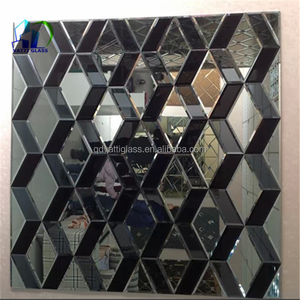 New Design Decorative Wall <strong>Mirror</strong> Glass <strong>Tile</strong> for Ceiling Wall <strong>Mirror</strong> - Product Image 1