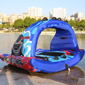 TIGER SHARK – TUBE d'eau gonflable remorquable, jouet pour 4 coureurs, TUBE de SKI aquatique à vendre - Product Image 2