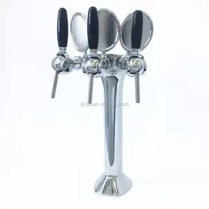 High Quality Three Tap For Beer Font,Stainless Steel Beer Tower,Silver Colured Three Faucets