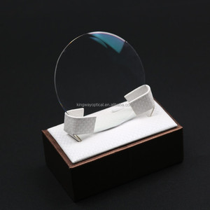 Lente óptica asférica de alto índice 1,61 con revestimiento AR Lente de anteojos de mejora de visión única transparente - Product Image 1