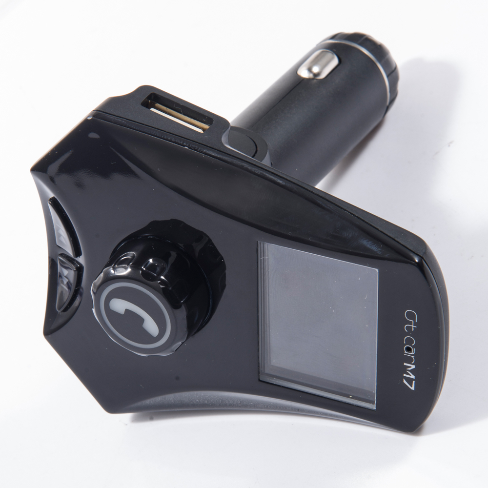 Bluetooth Transmisor de FM, Kit inalámbrico Para Coche con Cargador de Coche de Doble Puerto para Dispositivos de Audio Móvil