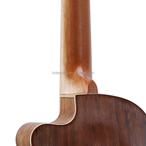 Kit de ukelele de Tenor de 26 pulgadas, ukelele de abeto AAA Ingman, barítono sólido, acabado mate, Capo - Product Image 4