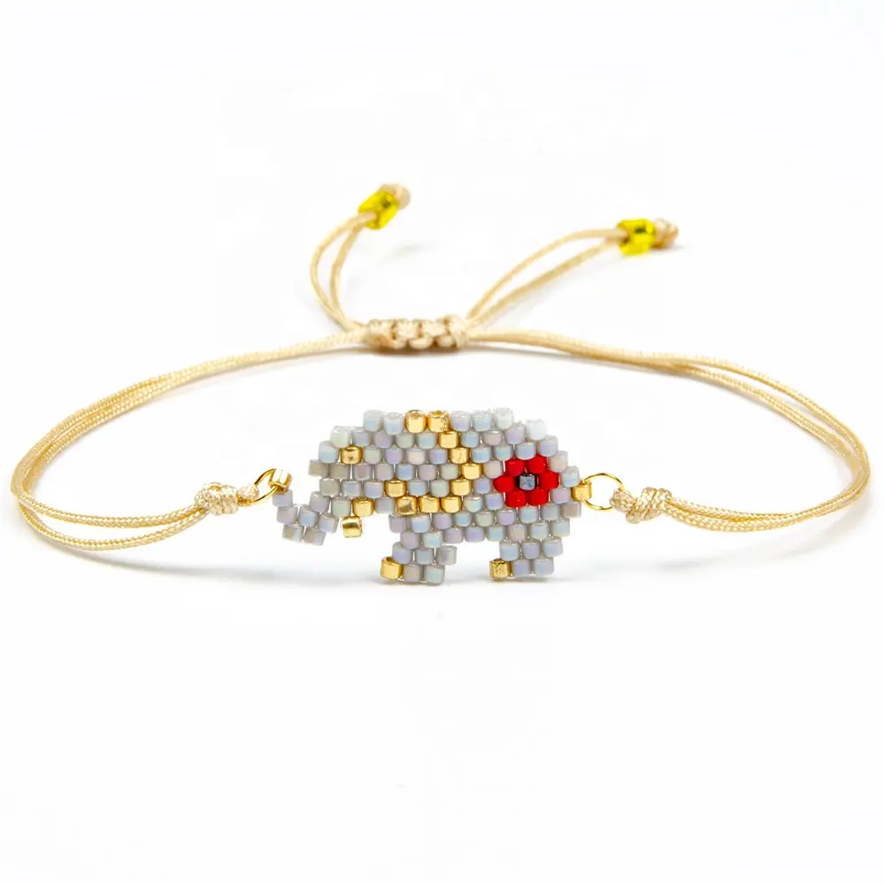 Miyuki Woven Jewelry Elephant Simple Jewelry Seed Beads Bracelet