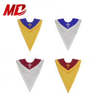 Meilleures ventes : Robes de chœur Trinity à manches longues et à revers, avec étoles de chœur réversibles, en lot
