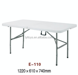 Mesa Plegable <span class=keywords><strong>de</strong></span> Plástico Económica <span class=keywords><strong>de</strong></span> 6 Pies, Mesa <span class=keywords><strong>de</strong></span> Comedor para Catering al Aire Libre, para Hoteles, Restaurantes, Banquetes y Bodas - Product Image 1