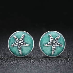 Nuovi <span class=keywords><strong>orecchini</strong></span> da donna con stelle marine fantasia in <span class=keywords><strong>argento</strong></span> Sterling S925 <span class=keywords><strong>orecchini</strong></span> in <span class=keywords><strong>argento</strong></span> di personalità carina SCE205 - Product Image 5