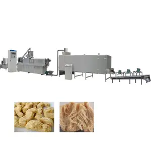 Jinan TVP FVP vegetarische Soja protein Nuggets Extruder herstellungs maschine