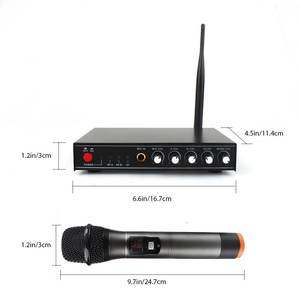Phổ biến Tùy Chỉnh <span class=keywords><strong>UHF</strong></span> 500 MHZ-960 MHZ tần số ban nhạc tầm xa hệ thống <span class=keywords><strong>micro</strong></span> không dây - Product Image 4